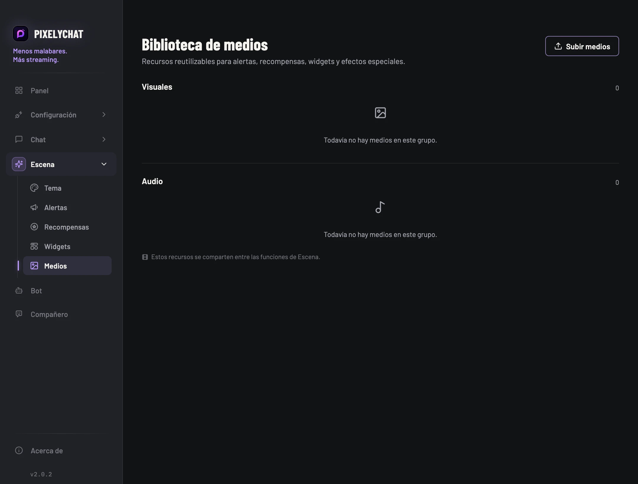 Biblioteca de medios