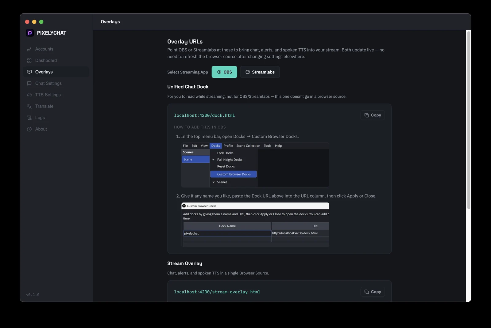 Overlay Link Generator